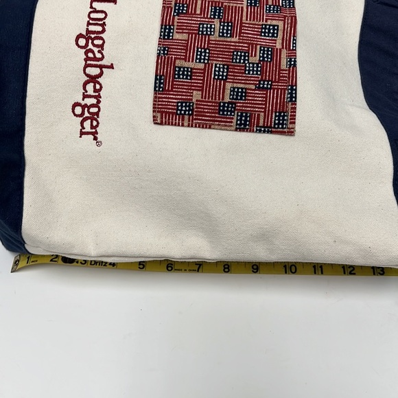 “Proudly Longaberger” Canvas Tote - Picture 8 of 10